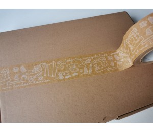 Papier Klebeband bedruckt NÄHEN - 50m